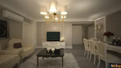 Interior design luxury apartment