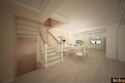 Classic interior design house project 