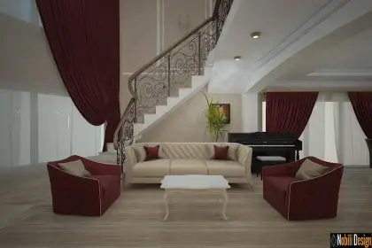 Classic home interior design concept in Monaco