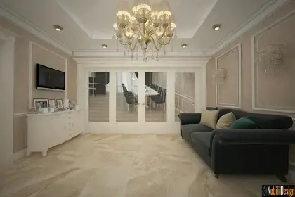 Classic home interior design concept in Monaco