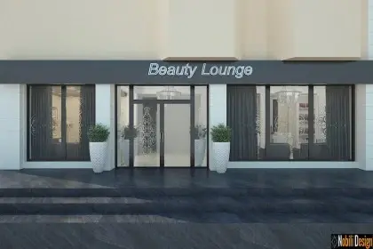 Interior design beauty salon project 