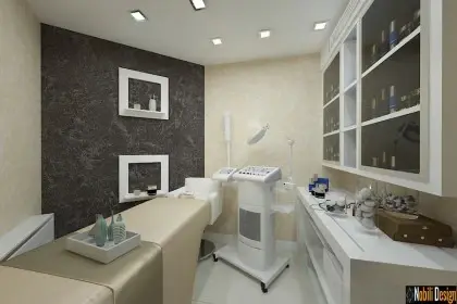 Interior design beauty salon project 