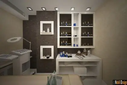 Interior design beauty salon project 