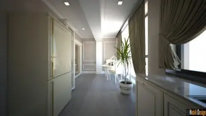 Classic interior design apartment project in Monaco