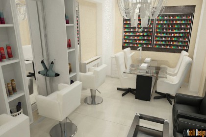 Interior design beauty salon project in Liverpool