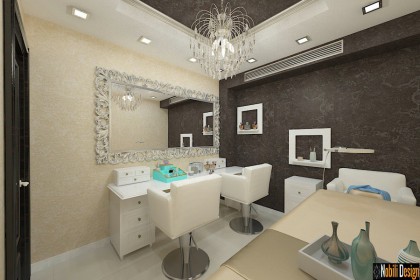 Interior design beauty salon project in Liverpool