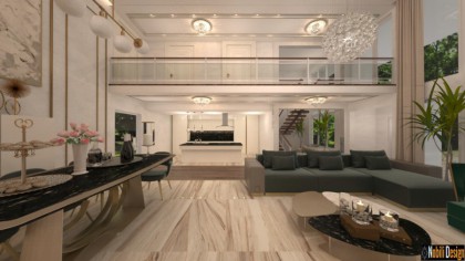 Interior design concept for luxury home in Birmingham