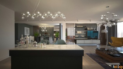 Modern house interior design concept in Birmingham