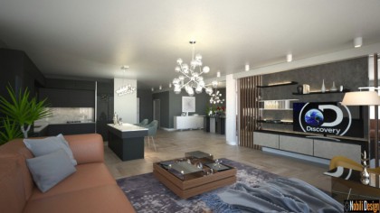 Modern house interior design concept in Birmingham