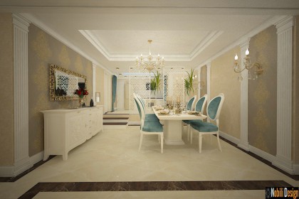 Classic interior design apartment project in Birmingham