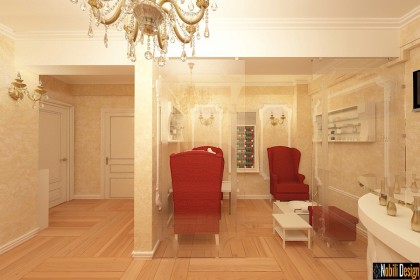 Beauty salon interior design project in Birmingham