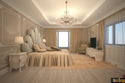 Luxury bedroom interior design