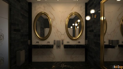 Ballroom interior design  - interior design bathroom restaurant.