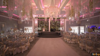 Ballroom interior design  | wedding room interior design London