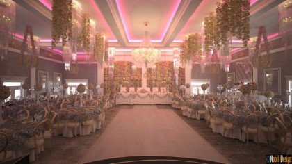 Ballroom interior design  | wedding room interior design new york.