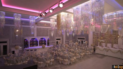 Ballroom interior design  | modern wedding room interior design.