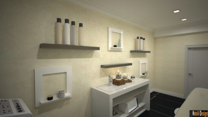 Luxury beauty salon interior design 