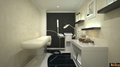 Luxury beauty salon interior design 