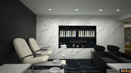 Luxury beauty salon interior design 