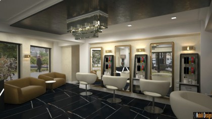 Luxury beauty salon interior design 