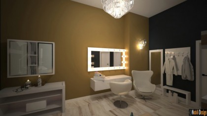 Modern beauty salon interior design 