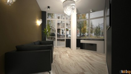 Modern beauty salon interior design 