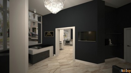 Modern beauty salon interior design 