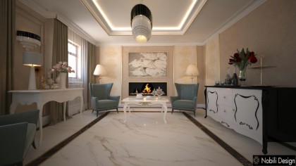 Luxury interior design classic house