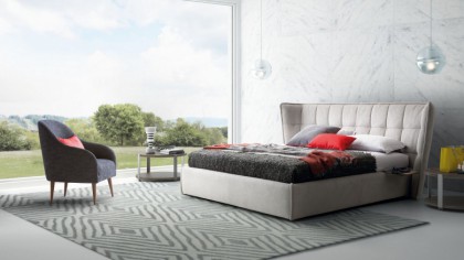 Modern upholstered bed Aspen