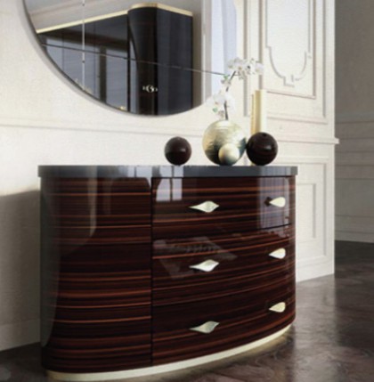 Luxury Leaf Design Dresser - Lotus-€10.298