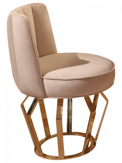 Luxury Upholstered Soft Velvelt Dining Chair - Signature-€2.755