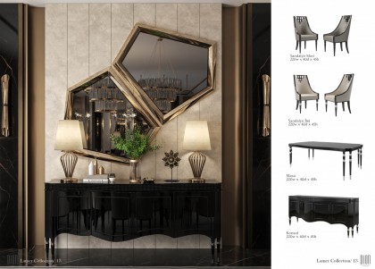 Lamer collection dining room furniture set