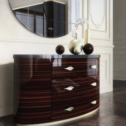 Luxury Leaf Design Dresser - Lotus