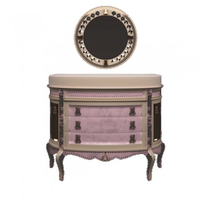 Dresser with Changing Unit Rose - Magical