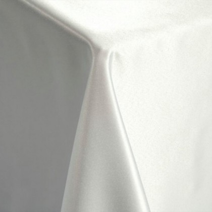 Teflon fabric for restaurant table linen Monica white