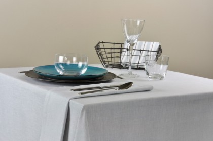 Damask textile for restaurant table linen Galieni 0