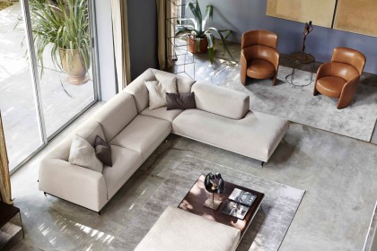 Sofa leather fabric living stgermain