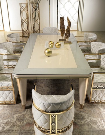 ART. LM114  RECTANGULAR DINING TABLE-LILIUM COLLECTION