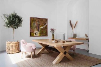 ANACAPRI dining chair, MIRAGGIO dining table