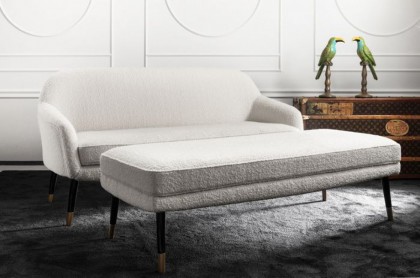 BERNADETTE small sofa and pouf