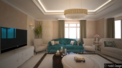 Luxury classic house interior design concept in Abuja‎