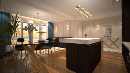 Luxury penthouses design