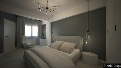 Modern hotel room interior design