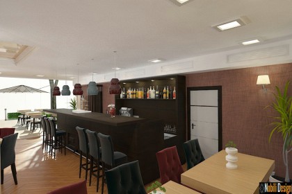 Commercial restaurant and bar interior design