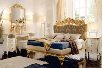 Luxury Italian furniture Amelie Gold Collection