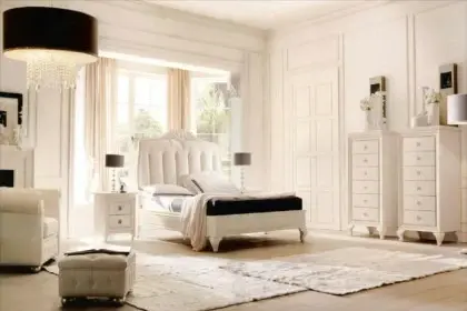 Classic luxury bedroom furniture Ines Collection