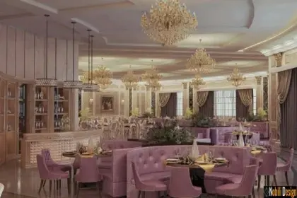 Classic Restaurant interior design Abu Dhabi